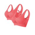 thumbnail image 3 of Birdeem 2Pc Womans Printing Gathered Together Large Size Daily Bra Underwear No Rims, 3 of 9