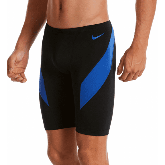 Men's Nike Hydrastrong Vex Colorblock Jammer Size 26 Black/Blue NEW