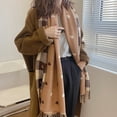thumbnail image 3 of Fashion Long Shawl Big Grid Winter Warm Lattice Large Scarf, 3 of 6