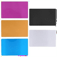 thumbnail image 2 of 100 Pcs Carte de Nom en Métal Vierge Sublimation Épaisse Impression de Carte de Nom Laser Vierge Carte de Visite (Argent), 2 of 7