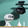 thumbnail image 4 of Frogued Mini Fan USB Rechargeable 3 Speeds Adjustable Portable Clip-on Type Table Cooling Fan for Home (Black), 4 of 13
