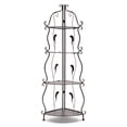 thumbnail image 4 of Miumaeov 4 Layers Foldable Iron Bathroom Shelf Floor Toilet Bedroom Multi-Storey Shelf Storage Shelving Unit Organizer Outdoor Flower Stand, 4 of 12