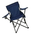 thumbnail image 4 of Chaise de Camping, Pliable Imperméable Construction Robuste Chaise de Plage Équilibre Stable avec Filet pour Adultes pour Randonnée Noir, 4 of 8