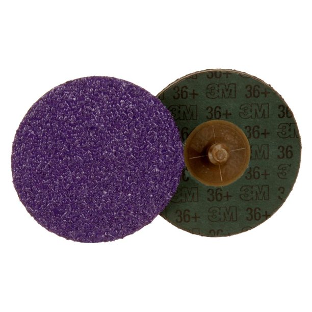 3M™ Cubitron™ II Fibre Roloc™ Disc, 33389, 3 in (75 mm), 36+ grade