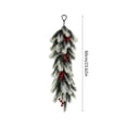 thumbnail image 3 of Ckraxd Christmas Simulation Needle Wall Hanging Decoration for Hotel and Mall Display, Realistic Faux Greenery Photo Backdrop, Festive Holiday Decor for Weddings and Events, 3 of 6