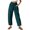 Green, variant on WIZUTIZ Dress Pants Women Retro Relaxed Baggy Wide Leg Pants Elastic Spandex High Rise Full Length Beach Pants Solid with Pockets Straight Leg Summer Pants for Ladies Fitness Vacation Blue