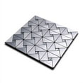 thumbnail image 1 of Mosaic Aluminum Backsplash Wall Tile Self Adhesive Peel And Stick Kitchen, 1 of 7