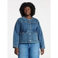 thumbnail image 2 of Terra & Sky Plus Denim Lady Jacket, Sizes 0X-5X, 2 of 6