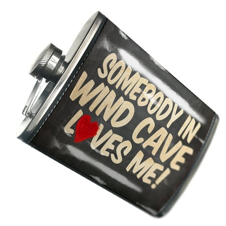 

NEONBLOND Flask Somebody in Wind Cave Loves me South Dakota National park