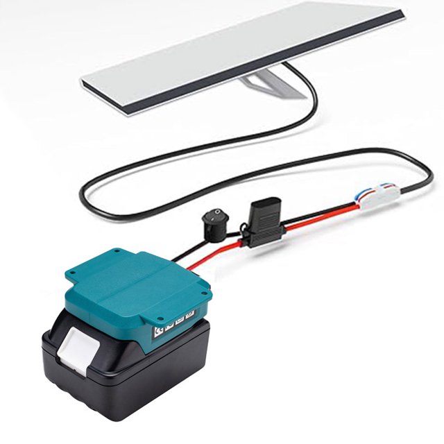 Cable De Alimentación De CC, ABS, Metal De Cobre, Fusibles Resistentes De 30 Amperios, Cable De Alimentación De CC Portátil Plug And Play, Adaptador De Batería Para BL1860