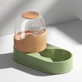 thumbnail image 3 of Dispensador automático de agua y comida para gatos, bebederos para perros y gatos, comederos y bebederos. Alimentador de alimentos verdes, 3 of 8