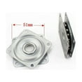 thumbnail image 4 of MYG for 360 Degree Heavy Duty Metal Bearing Rotating Swivel Turntable Plate for Desk Table Bar Chairs Office Chairs Car Seats Display Racks Smooth Rotation 2\" Diameter, 4 of 10