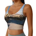 thumbnail image 2 of Balery Lighthouse Sujetadores deportivos con espalda cruzada para mujer, acolchados, sin costuras, de alto impacto, ideales para yoga, gimnasio, entrenamiento y fitness.-XX-Large, 2 of 8