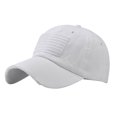 thumbnail image 2 of MANHUJI Running Hat Sports Fan Baseball Caps Mens and Womens Summer Fashion Casual Sunscreen Baseball Caps Cap Hats Ponytail Hats for Women （White,One Size), 2 of 3