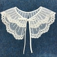 thumbnail image 3 of SPRING PARK Casual Lace Decorative False Shirt Collar Sweater DressCloud Shoulder Detachable Collar Choker Blouse Collar, 3 of 7