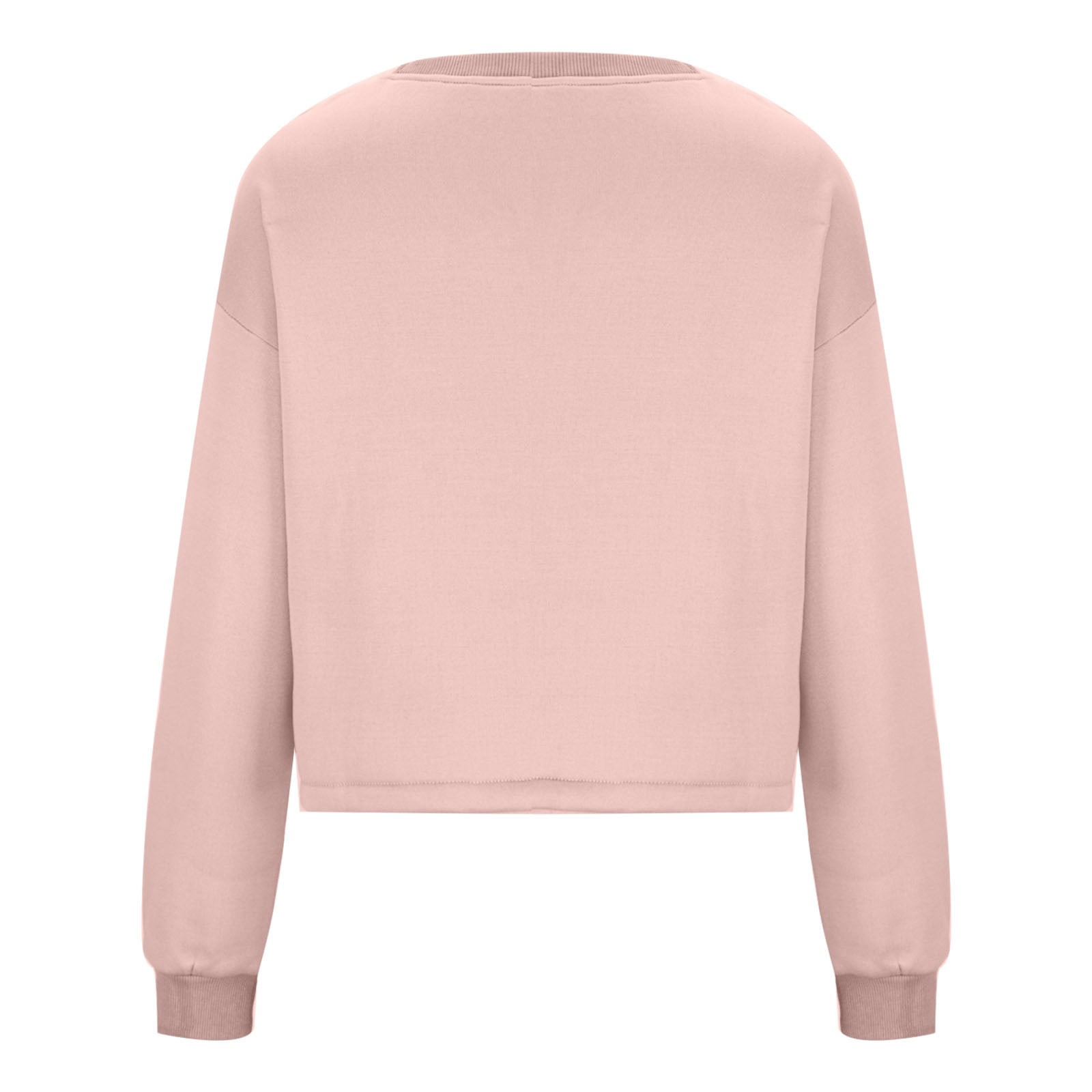 Jalioing Cropped Sweatshirt for Women Crewneck Long Sleeve