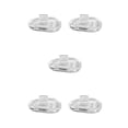 thumbnail image 2 of Minnieouse Almohadillas nasales de silicona ovaladas, 5 pares, tornillo de presión, tornillo de aire transparente, ligero, compacto para reemplazo de Type2 Minnieouse CBP289254, 2 of 4