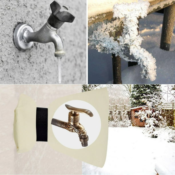 Agiferg 1PC couvercle de robinet protection contre le gel pour robinet  chaussettes de robinet extérieur 