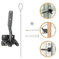 thumbnail image 4 of 1 Set Self-locking Latch Gate Gravity Latch Heavy Duty Gate Handle Locking Gate Latch, 4 of 9