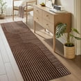 thumbnail image 1 of Boho Area Rug 2x8 Runner Rug Machine Washable Hallway Rugs for Bedroom Non Slip Soft Carpet Geometric Textured Runner for Dining Kitchen Office Living Room Rug-Brown, 1 of 15