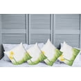 thumbnail image 2 of Ambesonne Floral Throw Pillow Cover 4 Pack, Daffodils with Grass, 20", Green Yellow, 2 of 7