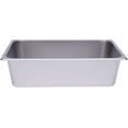 thumbnail image 4 of FETCOI 6-Pack Full Size Steam Table Pans Commercial Restaurant Steam Table Pans Food Container 201 Stainless Steel Hotel Pan (Individual Pan Size 20.87*12.99*6inch), 4 of 9
