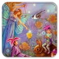 thumbnail image 2 of Vinyl Drink Coasters - Set of 4 - Fairy, 2 of 3