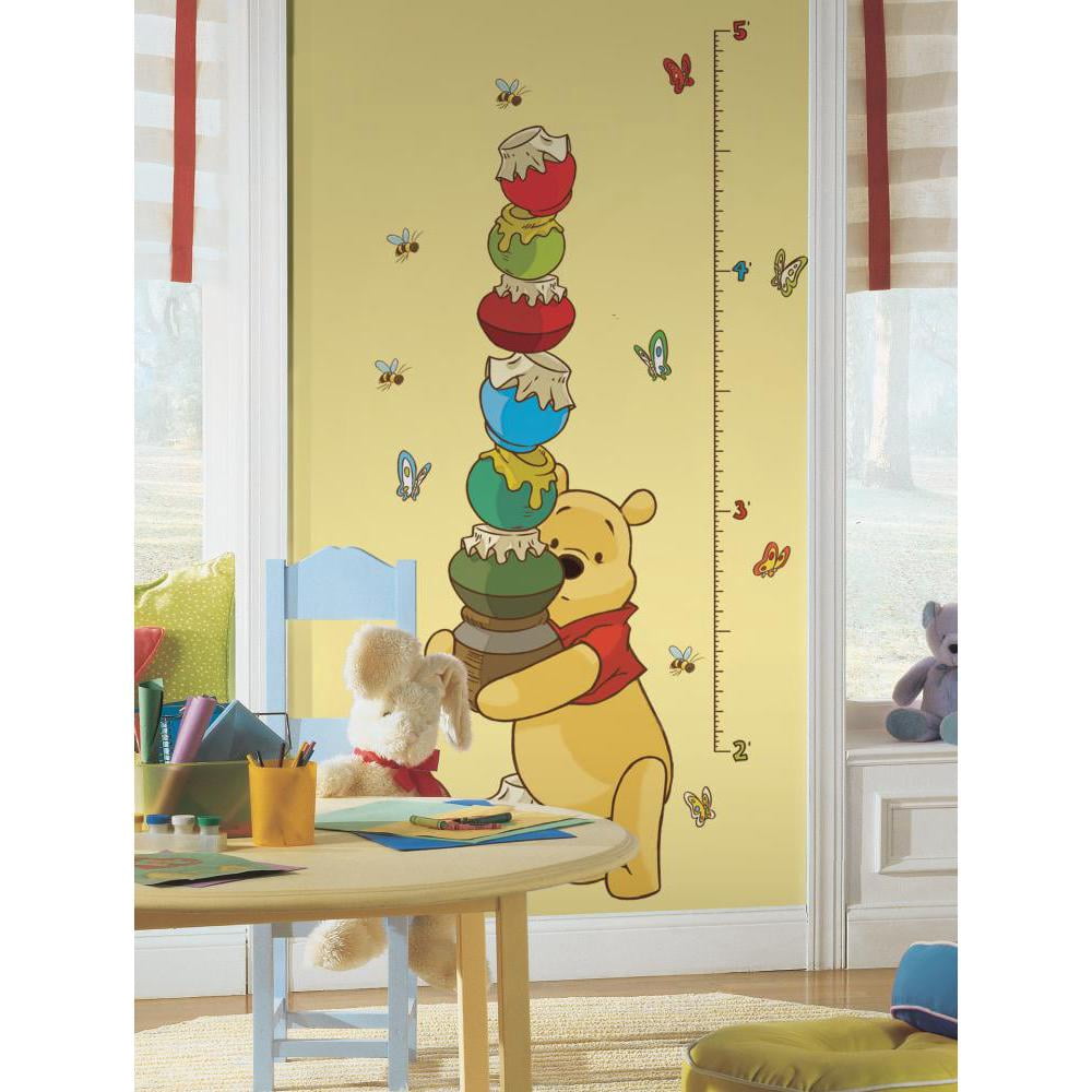 WINNIE THE POOH Growth Chart Wall Sticker Decals Nursery Room Decor Baby Decals
