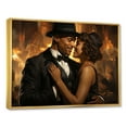 thumbnail image 2 of Designart "Harlem Renaissance African American Couple" People Framed Wall Art - Global Black African American Art Living Room Framed Canvas Art, 2 of 6