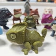 thumbnail image 3 of Jurassic Finger Dinosaur Triceratops Tyrannosaurus Model Toys for Kids Creative Finger Biting Dinosaurs Animals Toy, 3 of 5