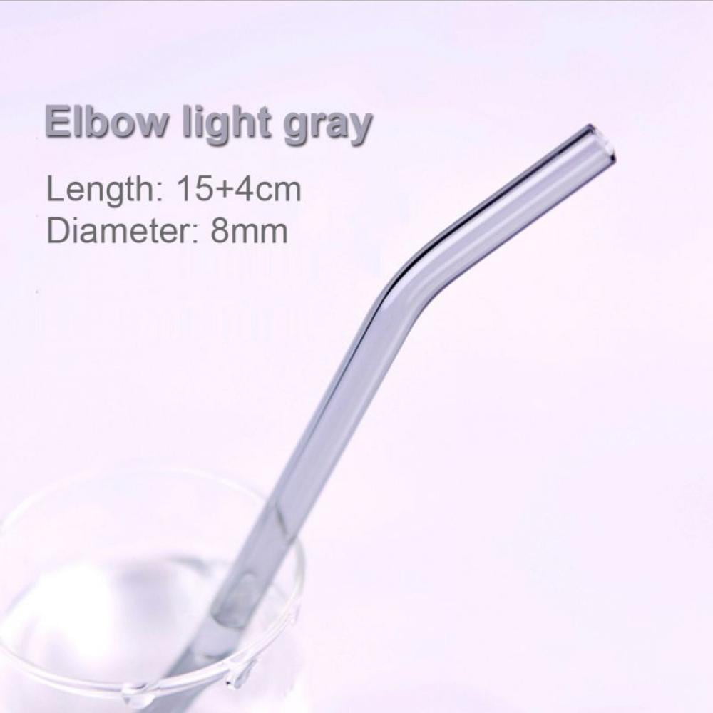 Heat And High Temperature Resistant Reusable Plastic Clear Straws, 8mm*18cm Extra Long Straws