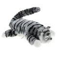 thumbnail image 4 of Figura de peluche de gato sonriente, encantadora figura de acción, modelo para decoración de mesa. Gris, 4 of 8