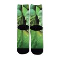thumbnail image 2 of DIQADILA Green Reticulated Python Snake Print Long Socks, 2 of 3