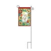 Flagpole Hardware Powder-Coated Wrought Iron Garden Flag Stand