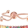 thumbnail image 7 of OPOLSKI Bracelet Multicolor Cubic Zirconia Ladies Adjustable Beads Bangle A, 7 of 7