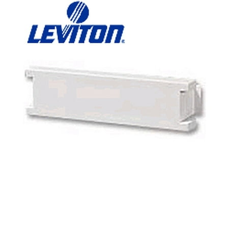 - Leviton 41295-5BI MOS Insert Blank Module 0.5 Units High - Ivory