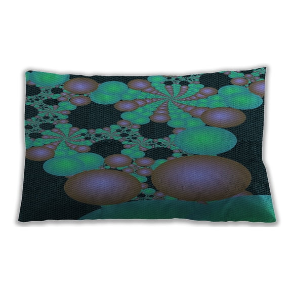 Ahgly Company Outdoor Rectangular Contemporary Lumbar Throw Pillow, 13 inch by 19 inch