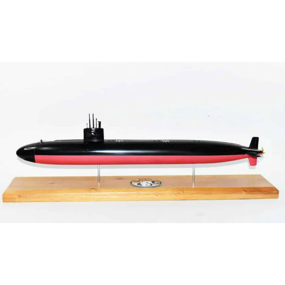 USS San Francisco (SSN-711) FLT I Submarine Model,Navy,Scale Model,Mahogany,20 inch,LA Class