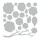Sizzix Thinlits Meurt par Tim Holtz 21/pkg-Petits Fleurs en Lambeaux – image 3 sur 4