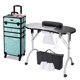 thumbnail image 1 of Byootique Folding Manicure Nail Table 4in1 Rolling Makeup Train Case CB Vitality, 1 of 9