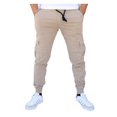 thumbnail image 1 of Jogger cargo de gabardina stretch John Silver Corte skinny color arena, 1 of 4