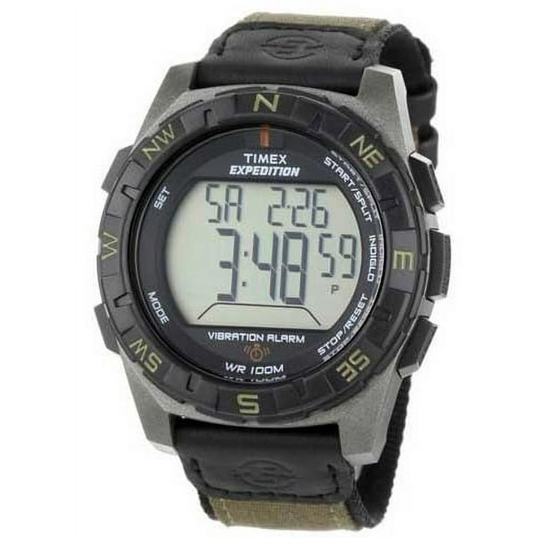 Timex digital expedition watch with vibrating alarm discount