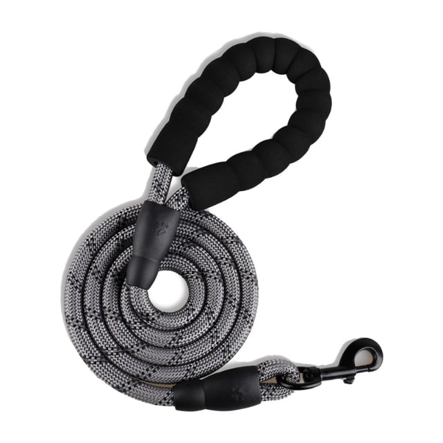 CNKOO 1-Pack Anti- Nylon Reflective Dog Leash with Padded Handle 360 Rotating Anti- Dog Leash Suitable for Medium and Large Dogs Dog Training Rope Leash