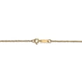 thumbnail image 4 of Real 14kt Yellow Gold 1.1mm Ropa Chain; 14 inch; for Adults and Teens; for Women and Men, 4 of 5