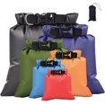 thumbnail image 2 of Conjunto de mochila impermeable, conjunto de bolsa seca para acampar al aire libre, bolsa seca impermeable para kayak autónomo, multicolor, 2 of 4