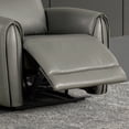 thumbnail image 4 of Furniture of America Sintle Faux Leather Indoor Power Recliner with USB Ports, Gray, 4 of 7