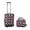Multi Pink Dot, variant on Rockland Fashion Softside Upright 2 Piece Luggage Set F102