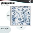 thumbnail image 4 of Stupell Industries Traditional Classic Toile Scene White Framed Giclee Art, 17 x 17, by Vintage Hustle, 4 of 8