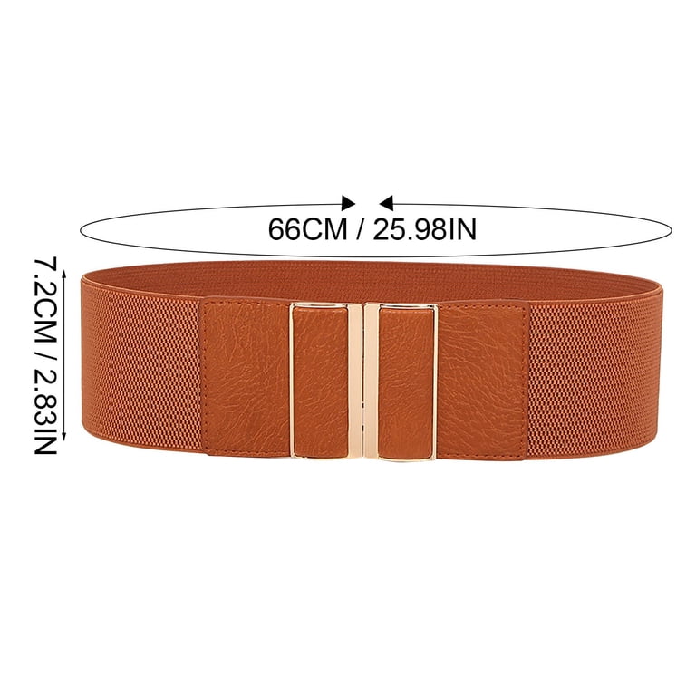 Ceinture Taille Haute Large Femme Beige - New York And Company Taille L/XL