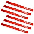 thumbnail image 1 of Correas De Amarre De Bucle Suave - 1 X 12 Pulgadas - Capacidad De Carga De 4 500 Lb - Paquete De 6 Rojos - Bucles Para Asegurar Atv Utv Motocicletas Scooters Motos De Cross Equipos De Césped Y Jardín, 1 of 4